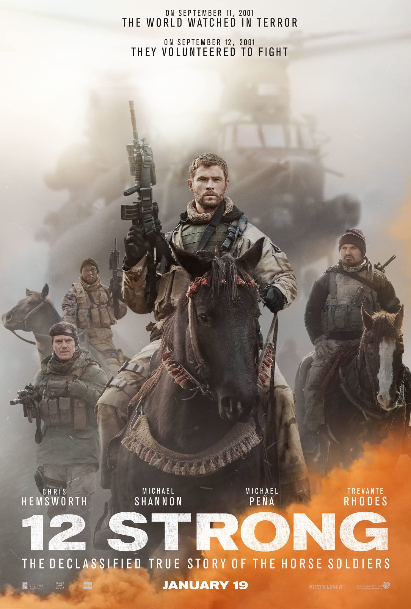 12 Strong (2018) Hindi Dubbed ORG HDRip Full Movie 720p 480p