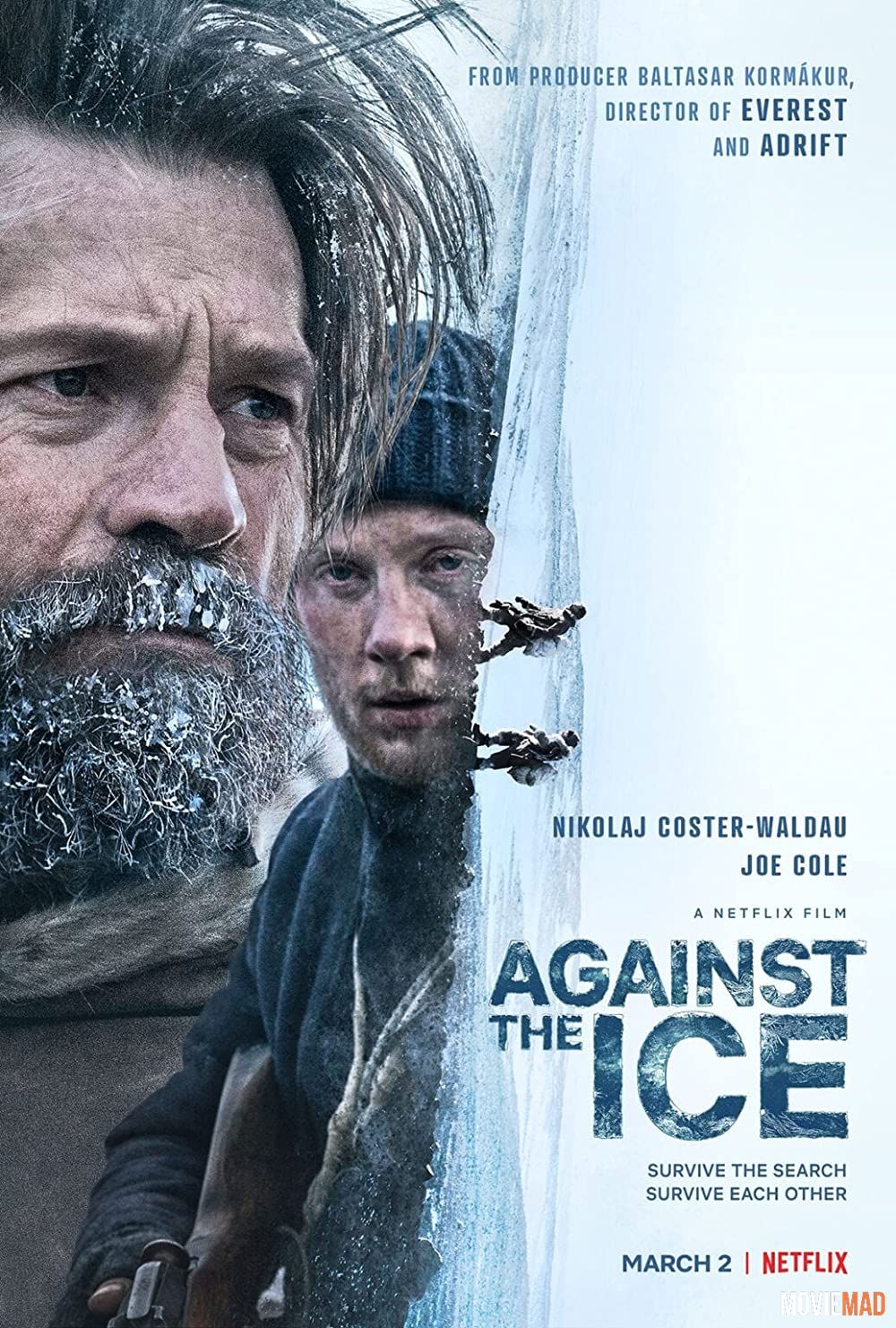 Against the Ice (2022) Hindi Dubbed ORG HDRip NF Full Movie 1080p 720p 480p