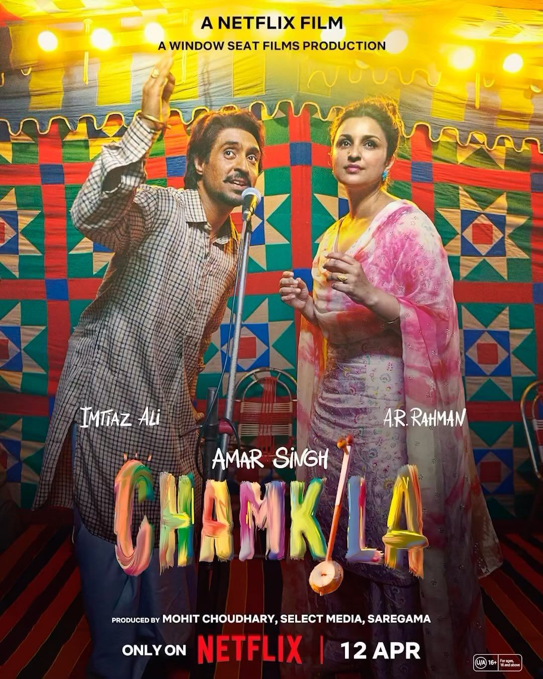 Amar Singh Chamkila (2024) Hindi HDRip