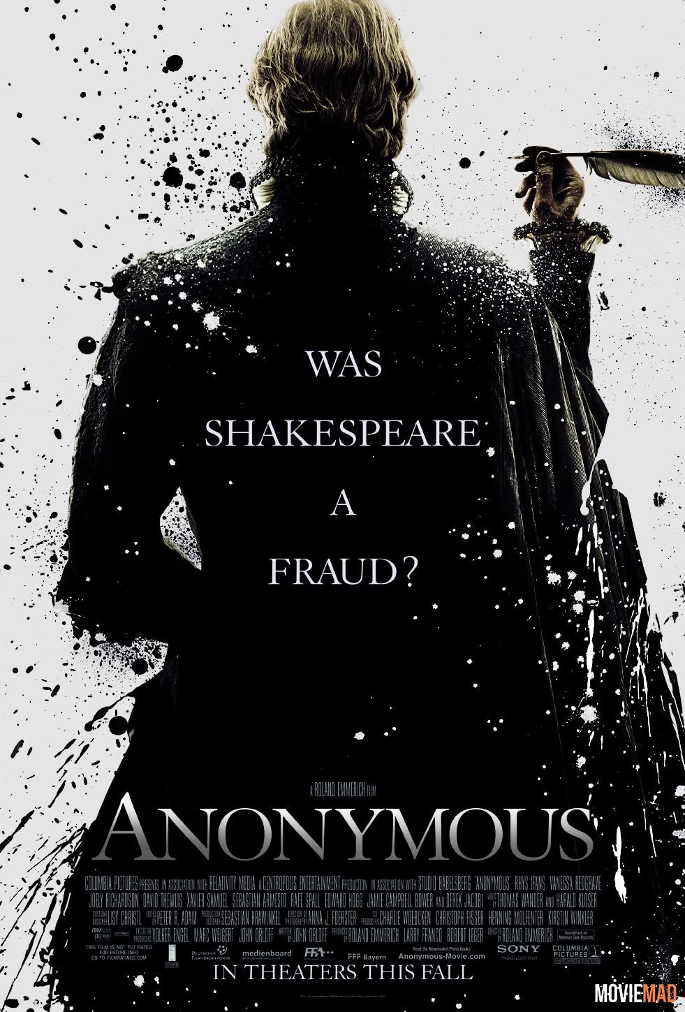 Anonymous 2011 Hindi Dubbed 720p 480p Full Movie