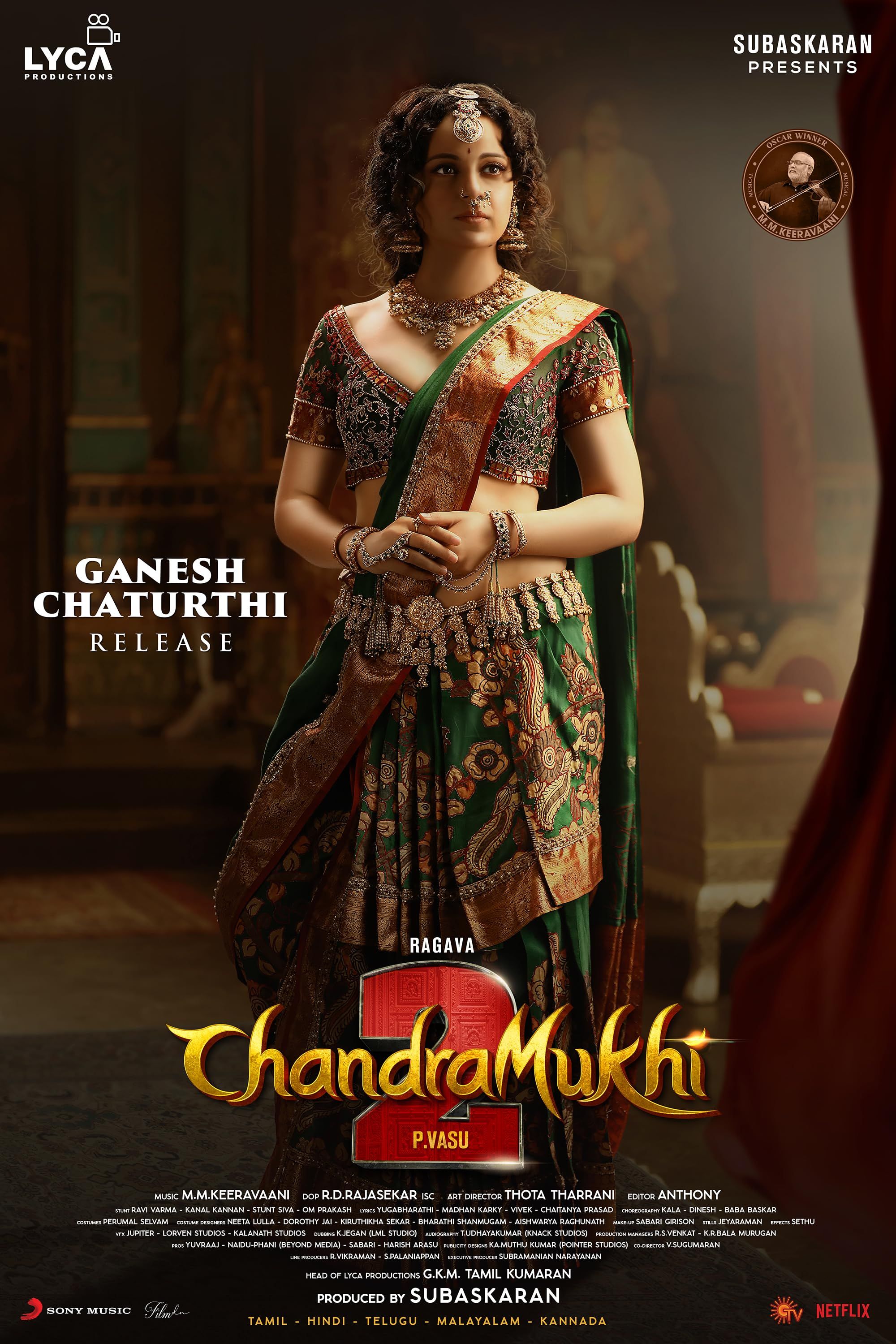 Chandramukhi 2 (2023) Hindi Dubbed ORG HDRip Full Movie 720p 480p