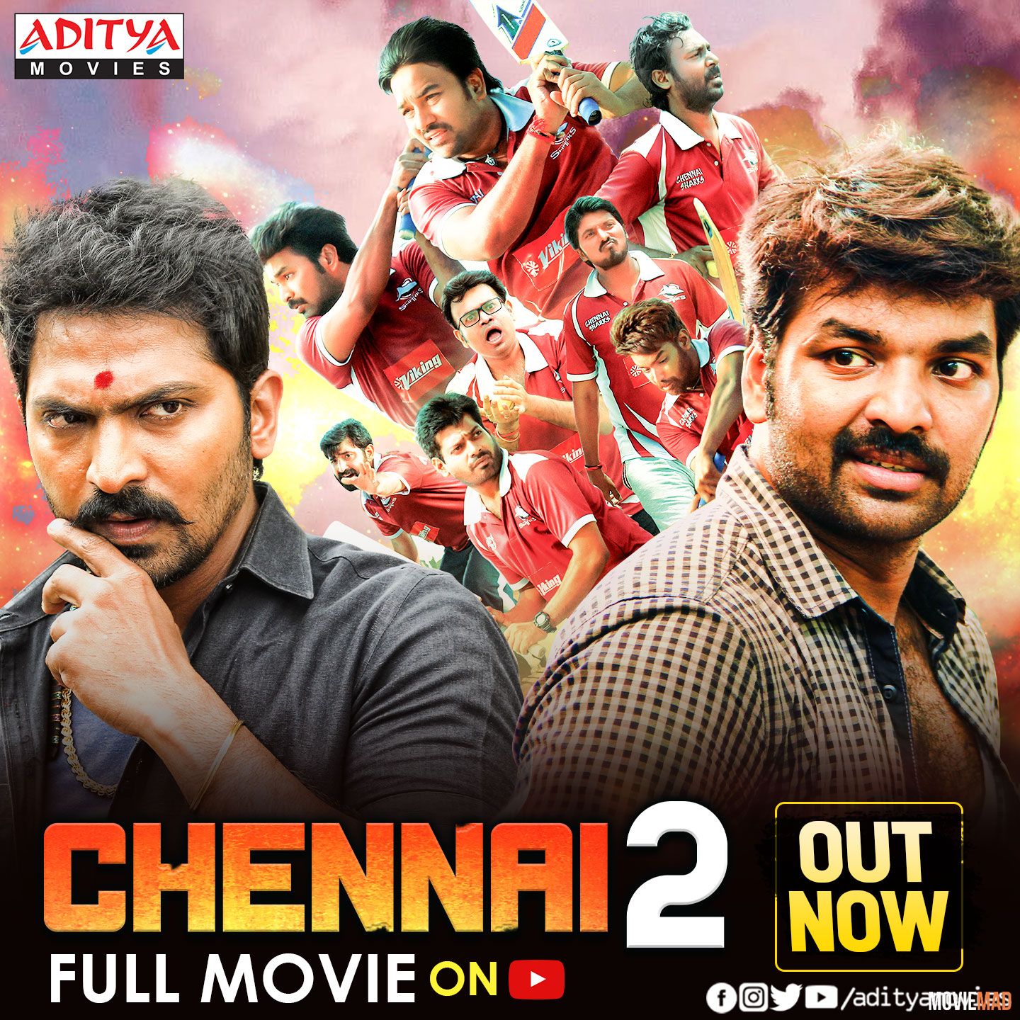 Chennai 2 (Chennai 600028 II) 2021 Hindi Dubbed HDRip Full Movie 720p 480p