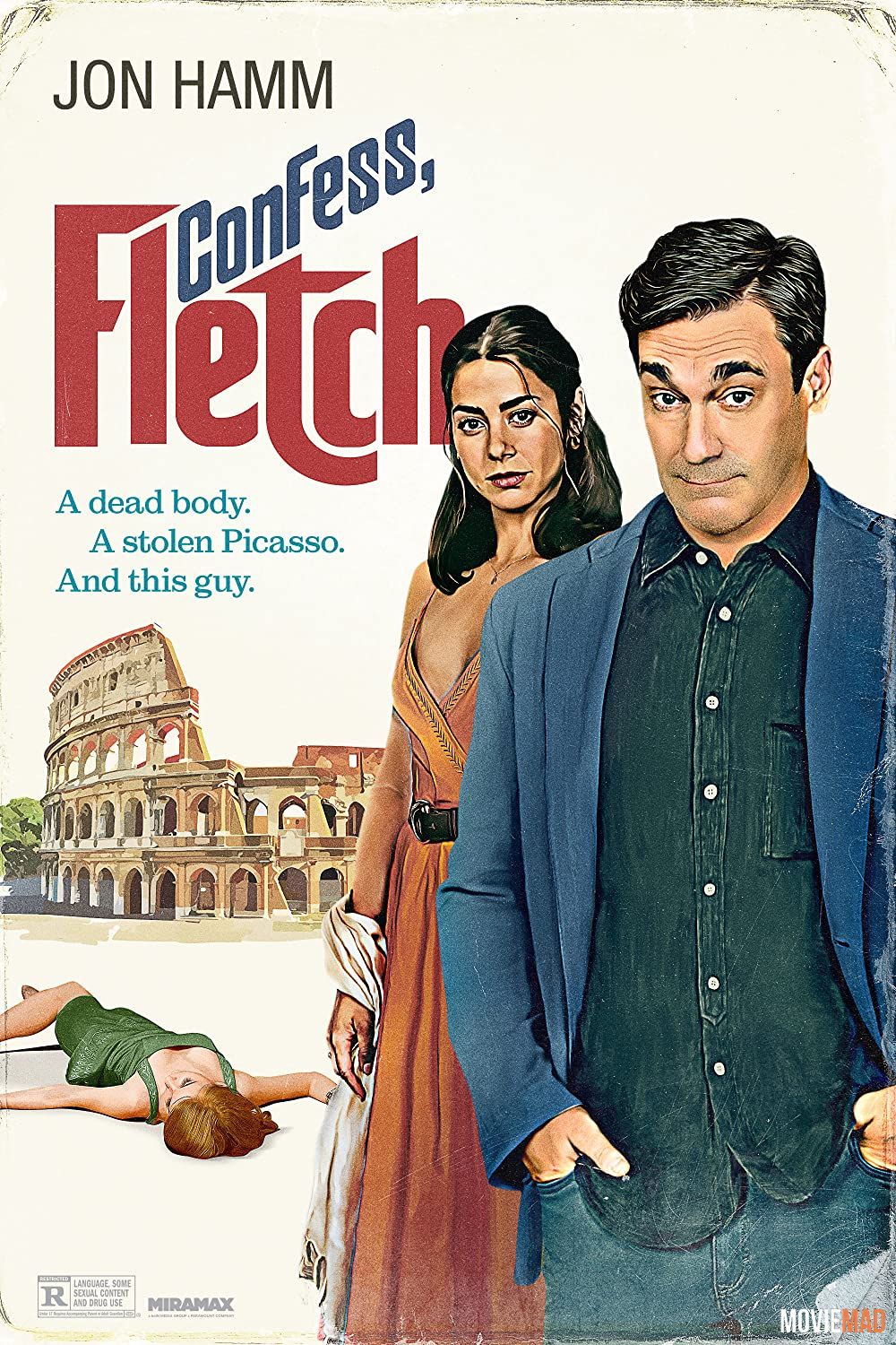 Confess Fletch (2022) Hindi Dubbed ORG HDRip Full Movie 720p 480p