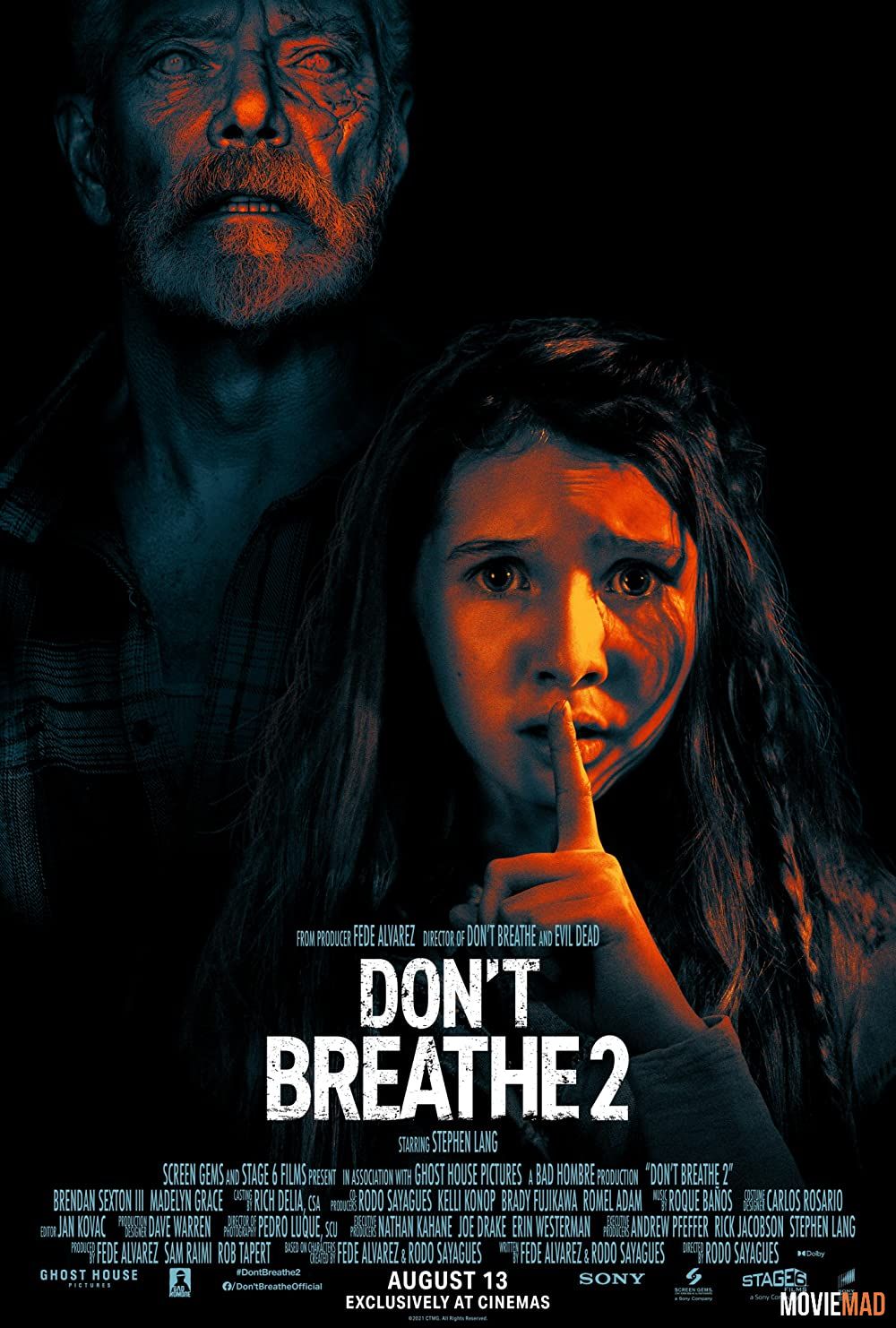 Dont Breathe 2 2021 English HDCAM Full Movie 720p 480p