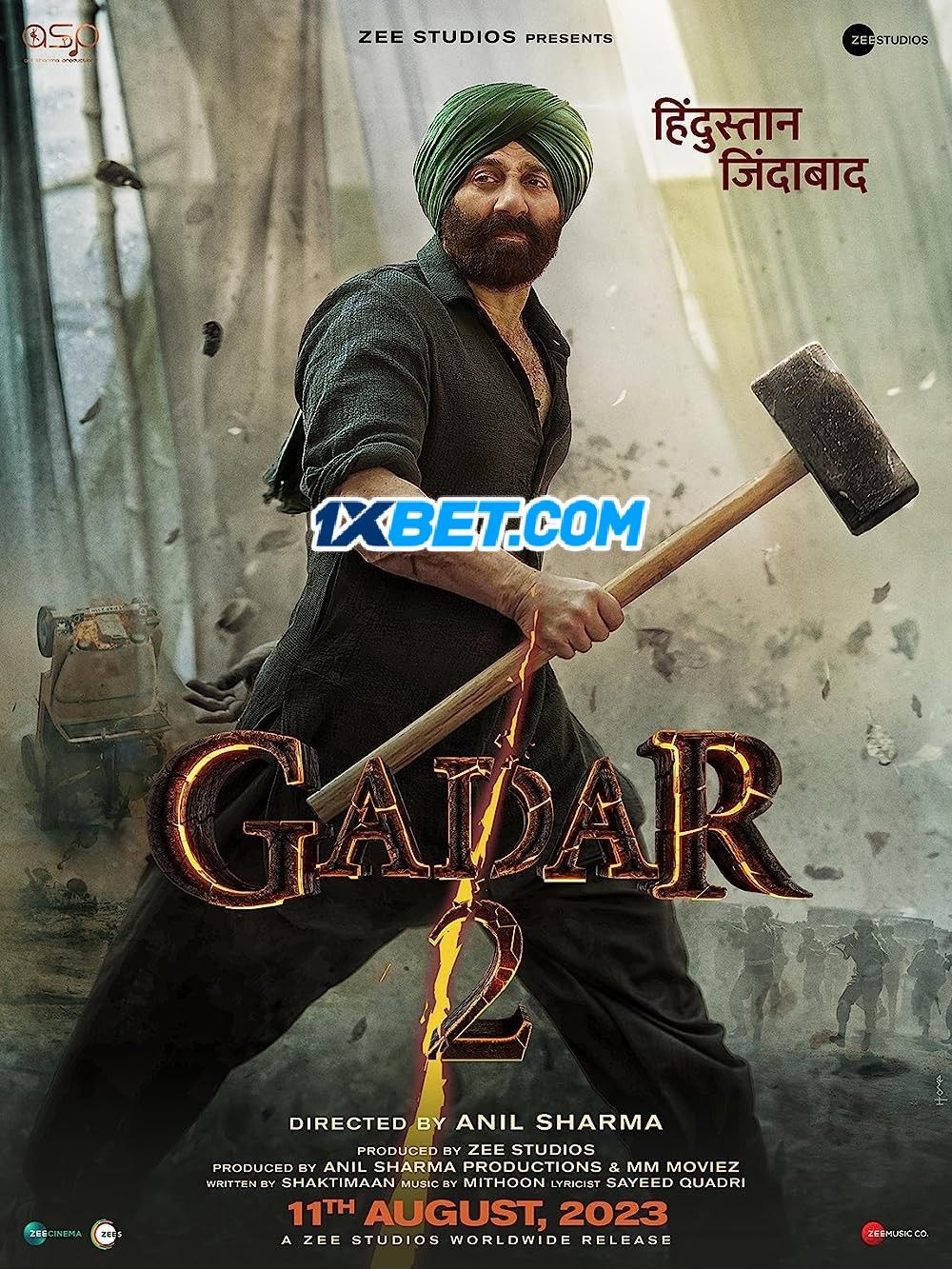 Gadar 2 (2023) Hindi CAMRip Full Movie 720p 480p