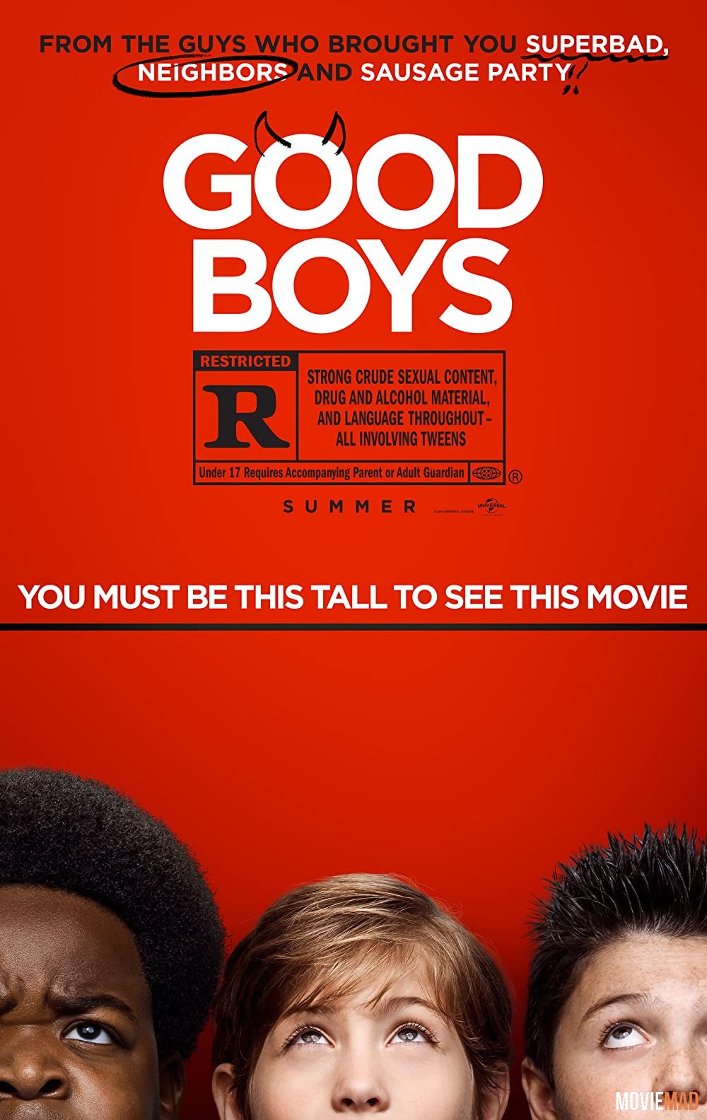 Good Boys 2019 Hindi Dubbed ORG WEB DL Full Movie 720p 480p