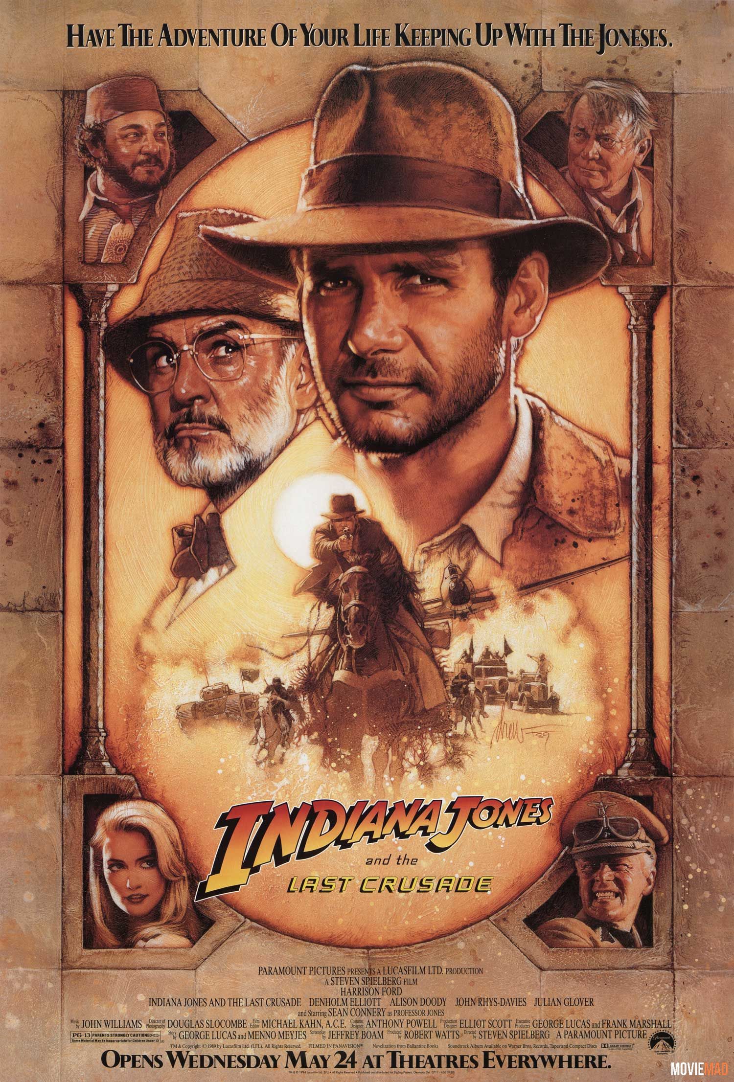 Indiana Jones and the Last Crusade 1989 Hindi Dubbed BluRay Full Movie 720p 480p