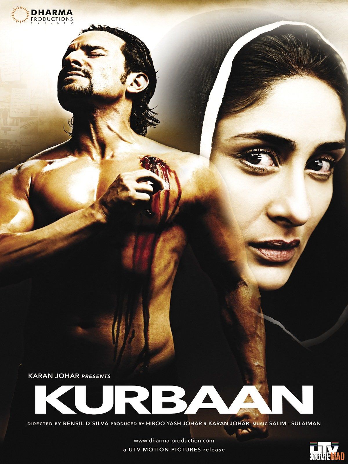 Kurbaan 2009 Hindi BluRay Full Movie 720p 480p