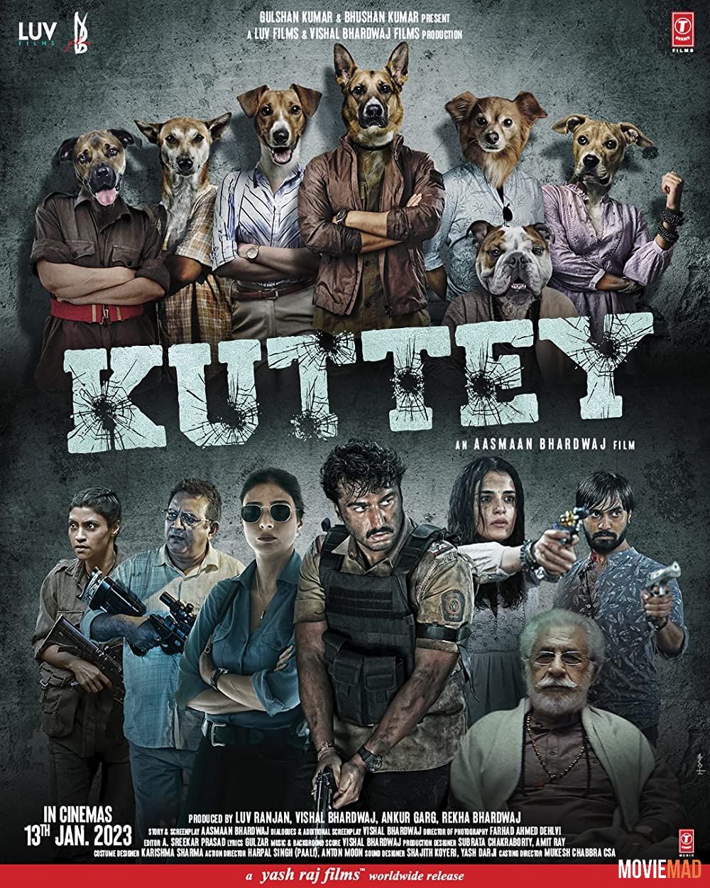 Kuttey (2023) Hindi ORG HDRip Full Movie 720p 480p