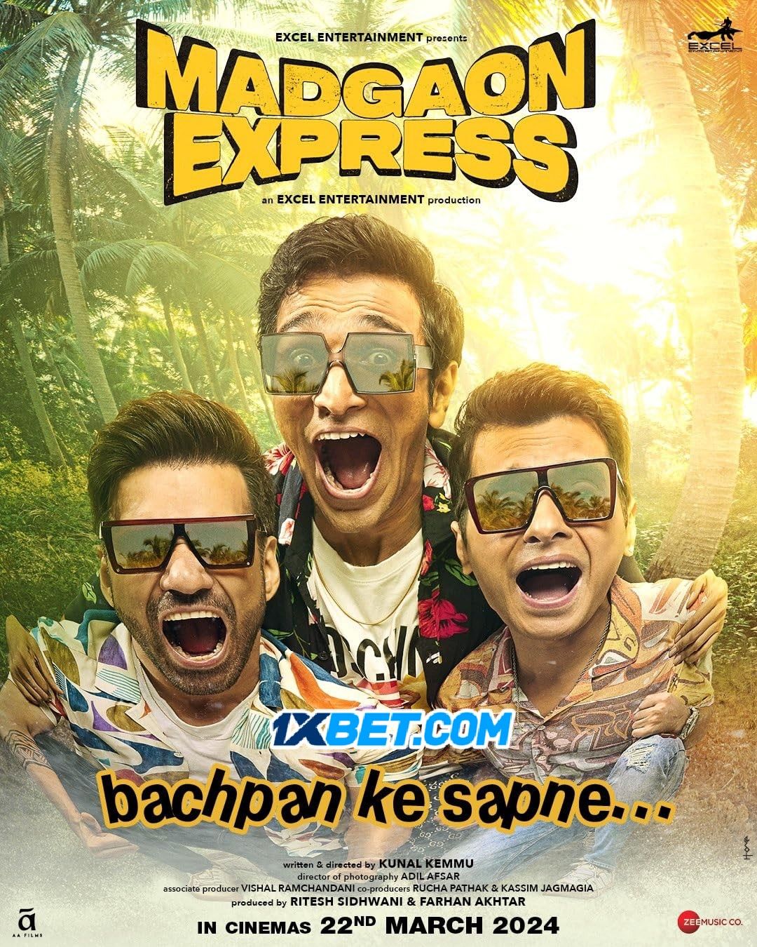 Madgaon Express (2024) Hindi pDVDRip Full Movie 720p 480p