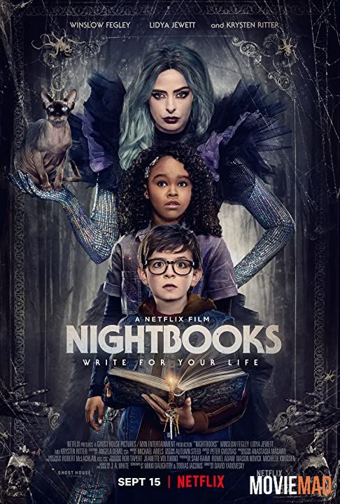 Nightbooks 2021 Hindi Dubbed ORG WEB DL NF Full Movie 1080p 720p 480p