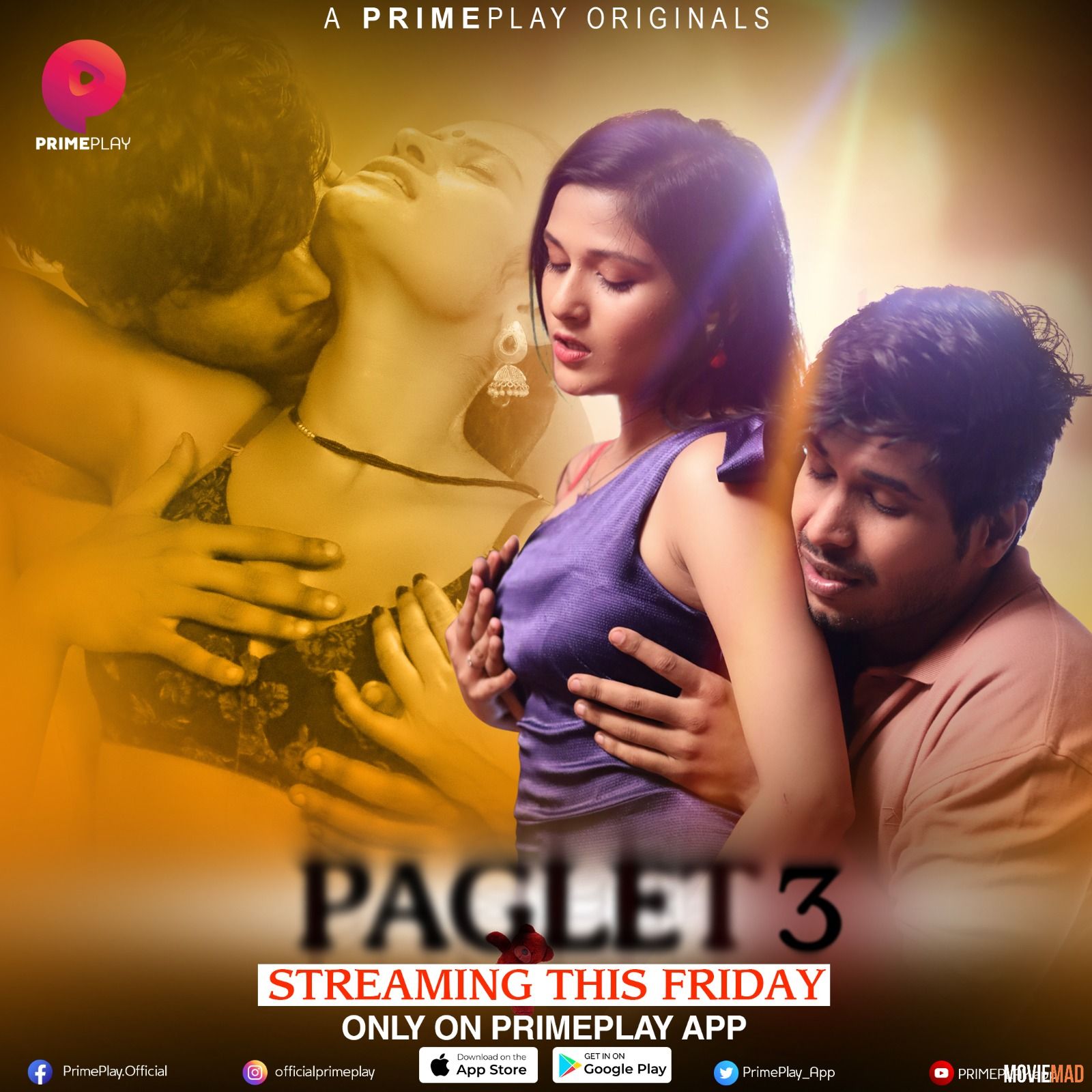 Paglet S03E03 (2022) PrimePlay Hindi Web Series HDRip 1080p 720p 480p