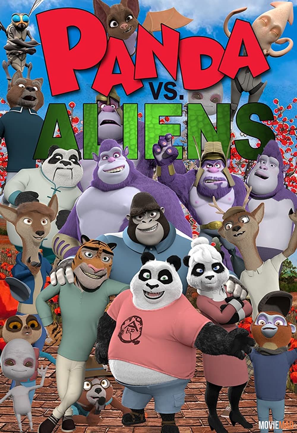 Panda vs Aliens 2021 English HDRip Full Movie 720p 480p