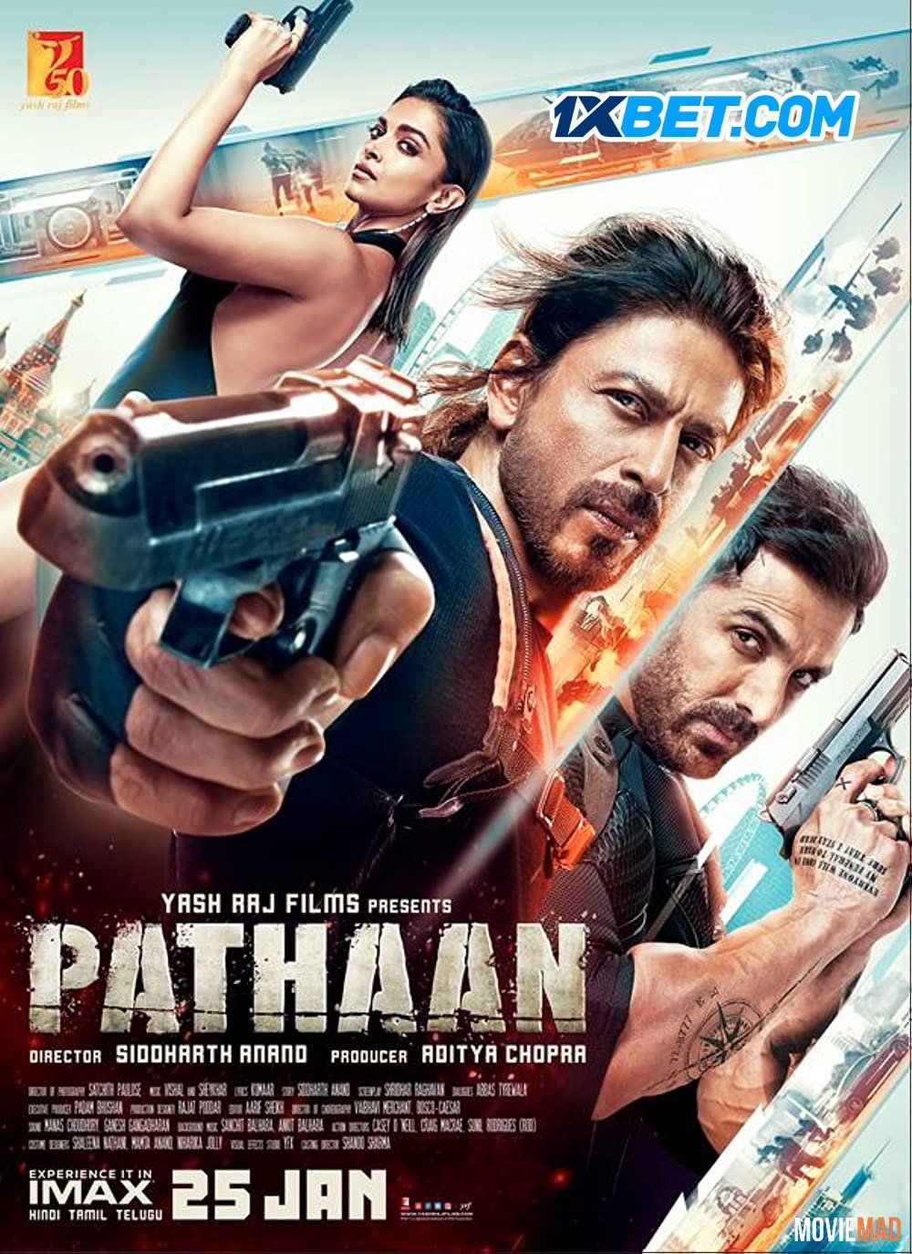 Pathaan (2023) Hindi pDVDRip Full Movie 1080p 720p 480p