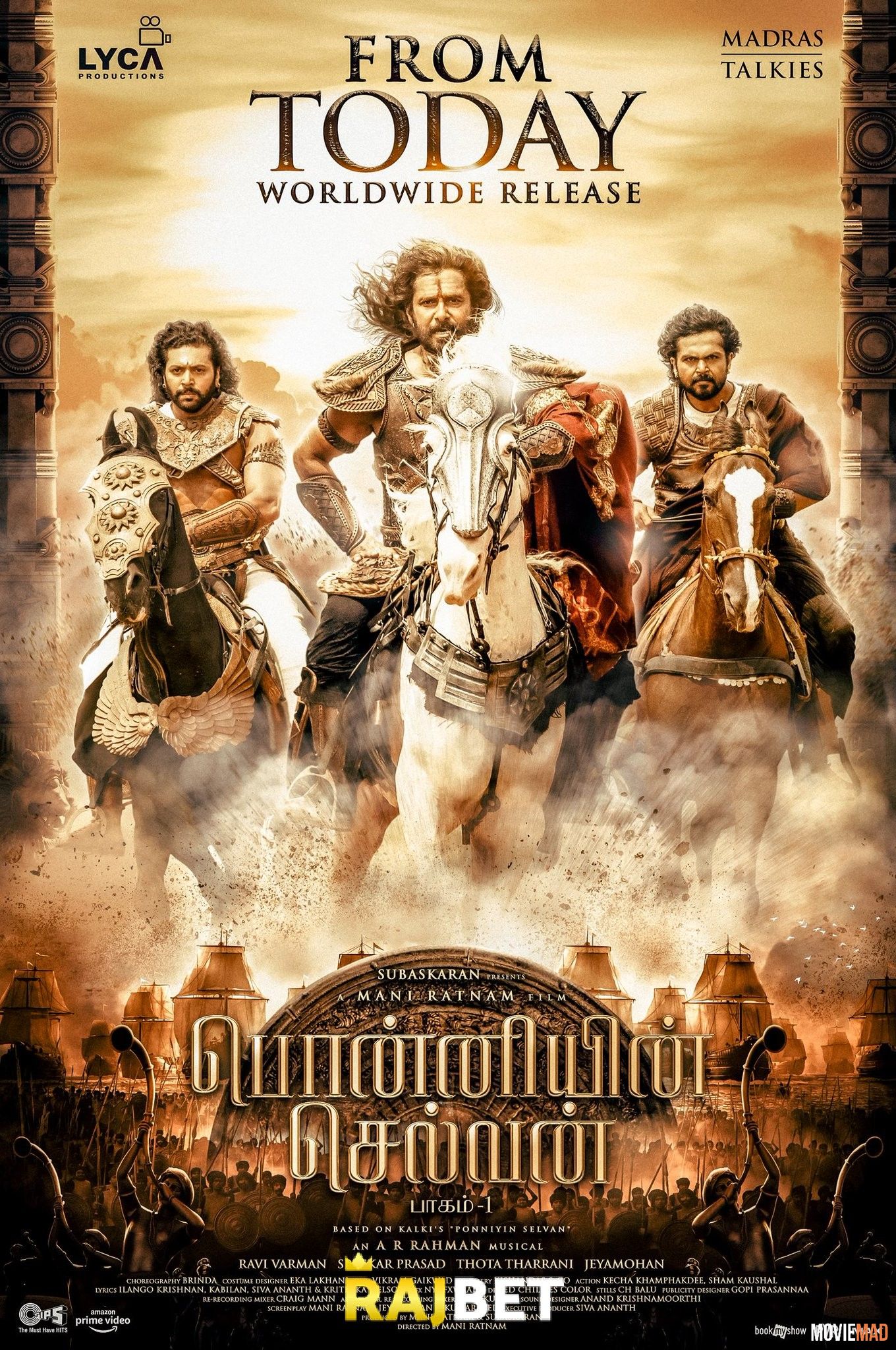 Ponniyin Selvan Part I (2022) Hindi(Cleaned) Dubbed HDRip Full Movie 1080p 720p 480p