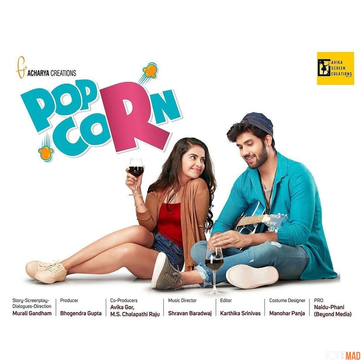 Popcorn 2023 Telugu (Voice Over) Dubbed CAMRip Full Movie 720p 480p