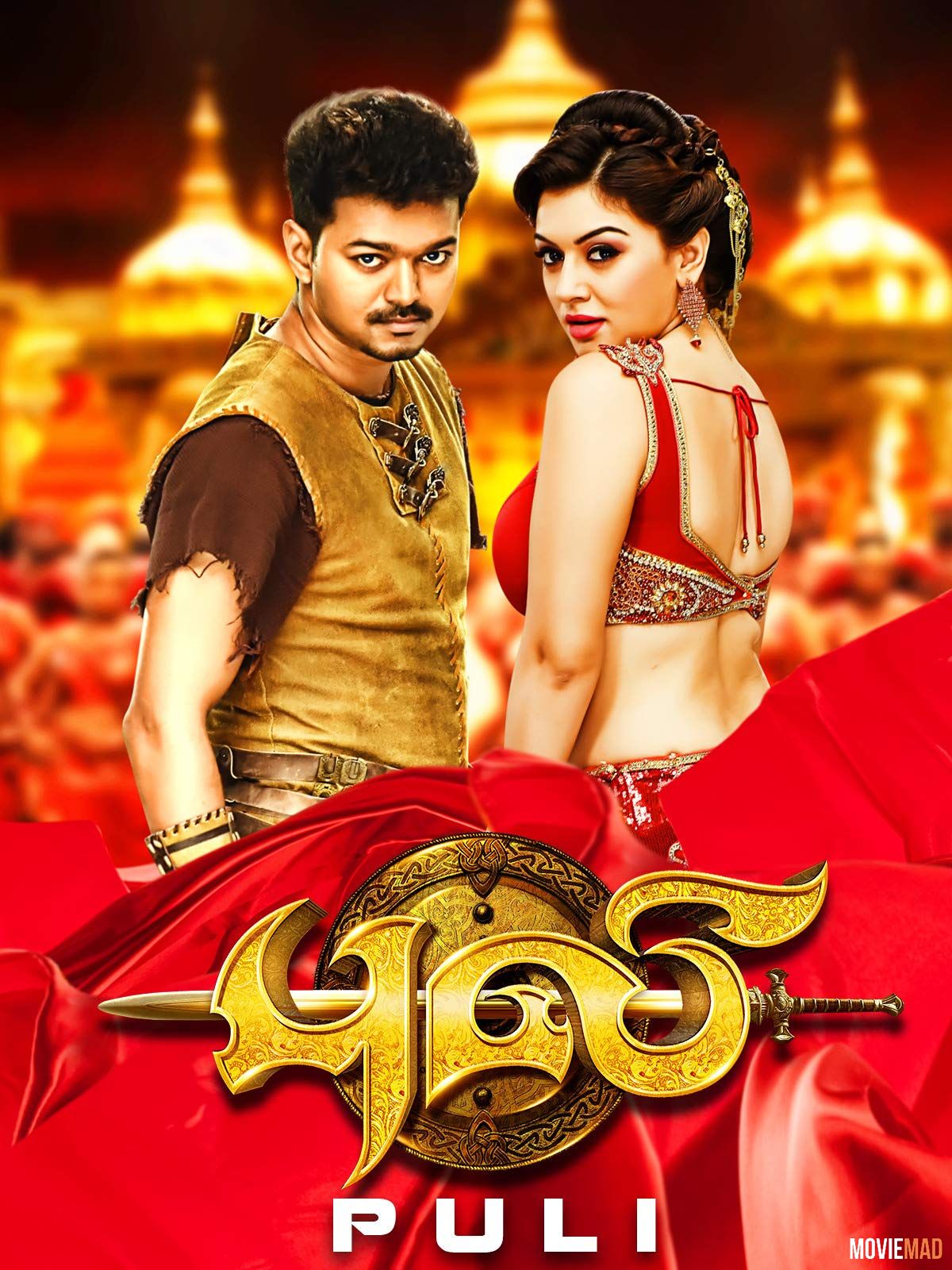 Puli (2015) Hindi Dubbed ORG HDRip Full Movie 720p 480p