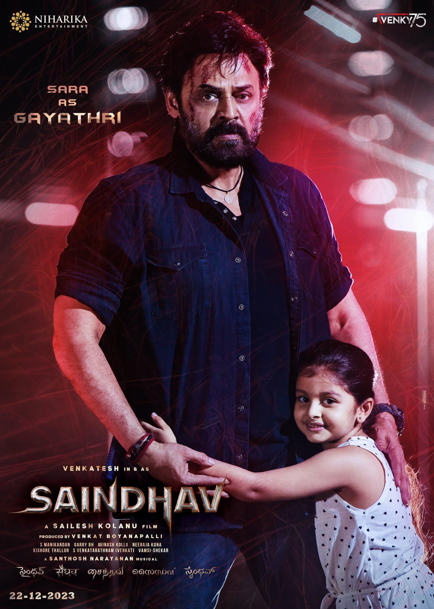 Saindhav (2024) Hindi Dubbed ORG Full Movie HDRip