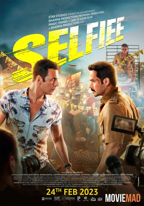 Selfiee (2023) Hindi ORG WEB-DL Disney+ Hotstar Full Movie 720p 480p