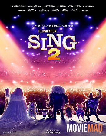 Sing 2 2021 Hindi (Unofficial) Dubbed HDCAM Full Movie 720p 480p