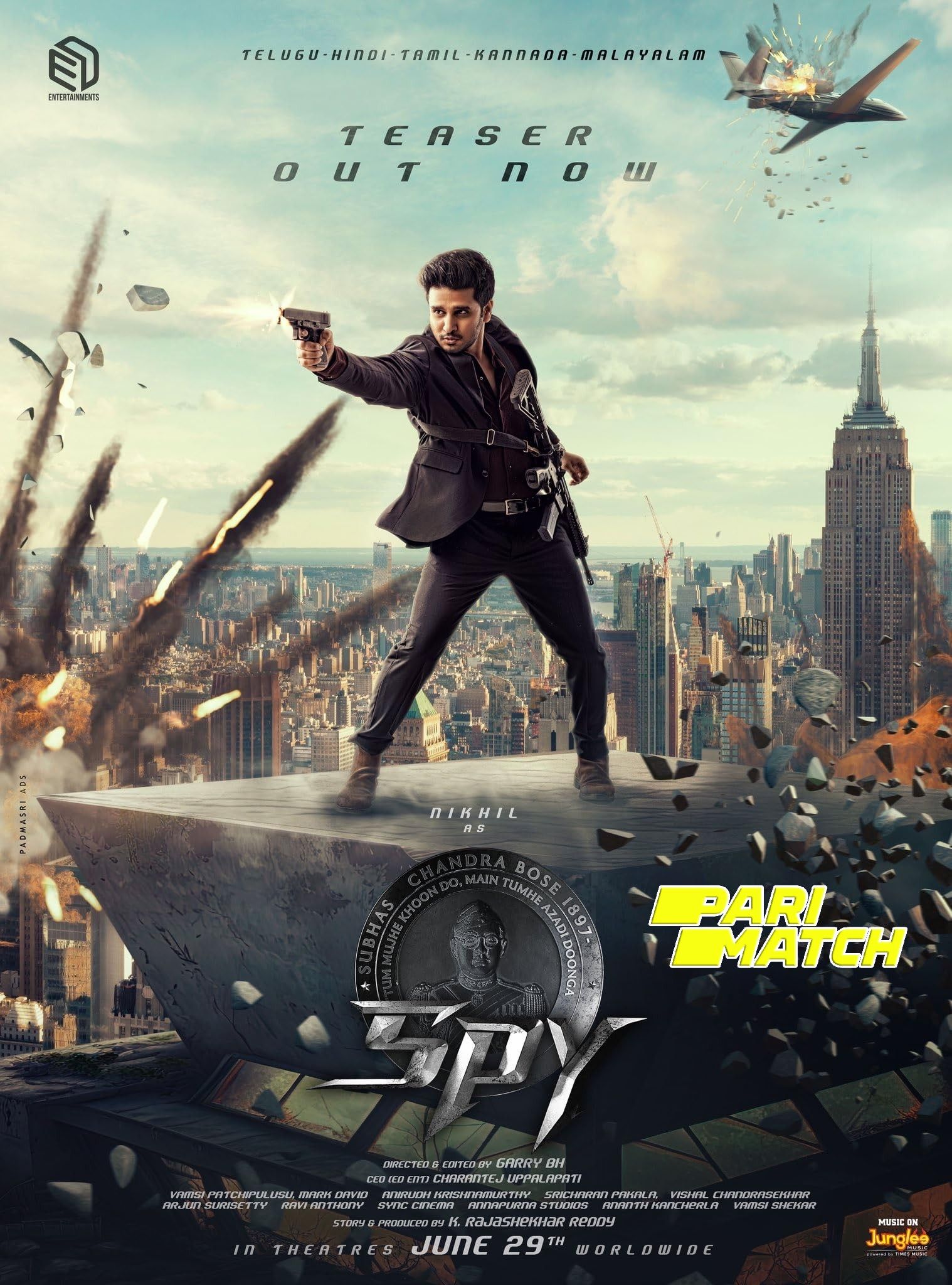 Spy (2023) Hindi Dubbed CAMRip Full Movie 720p 480p