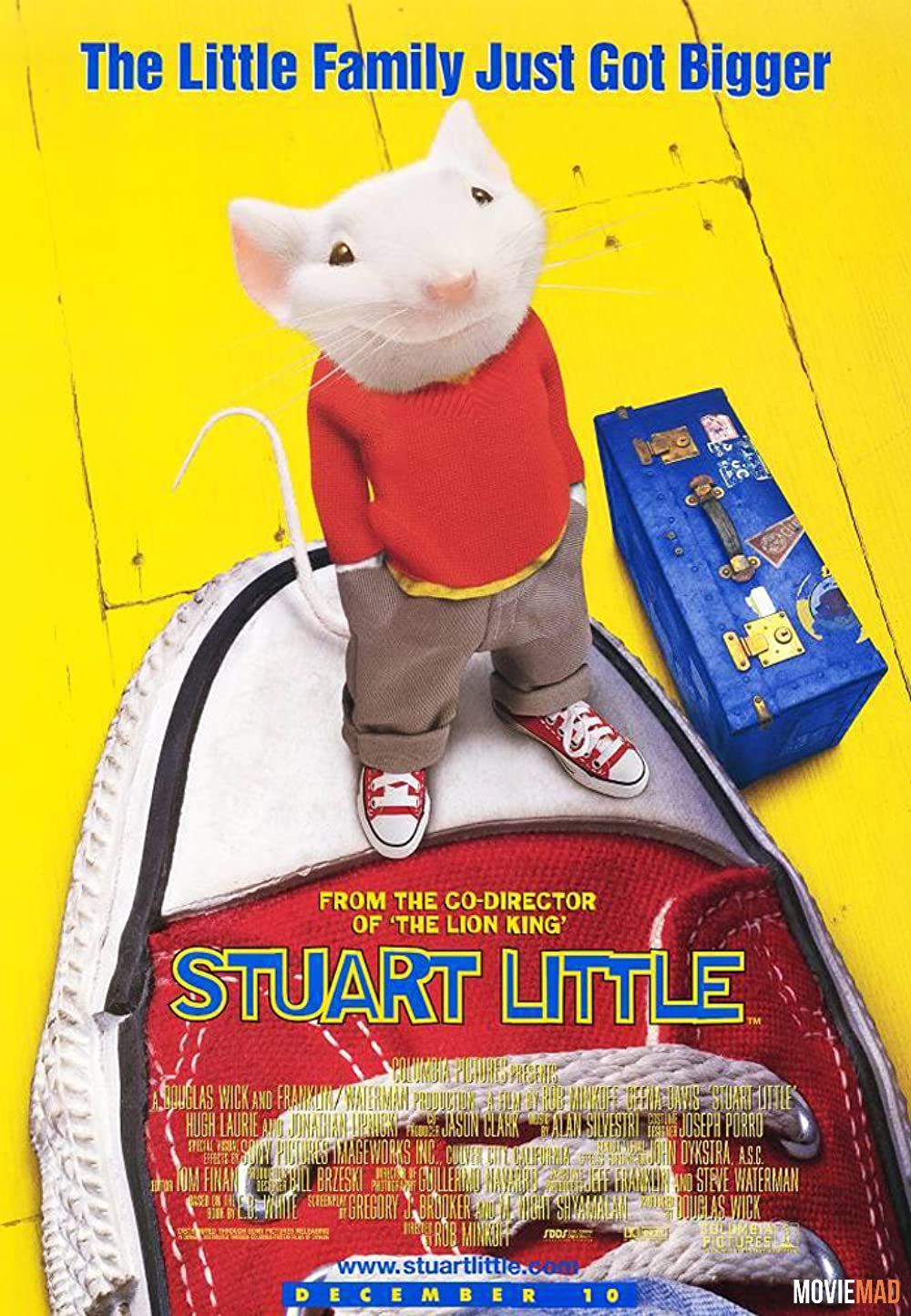 Stuart Little 1999 Hindi Dubbed BluRay Full Movie 720p 480p