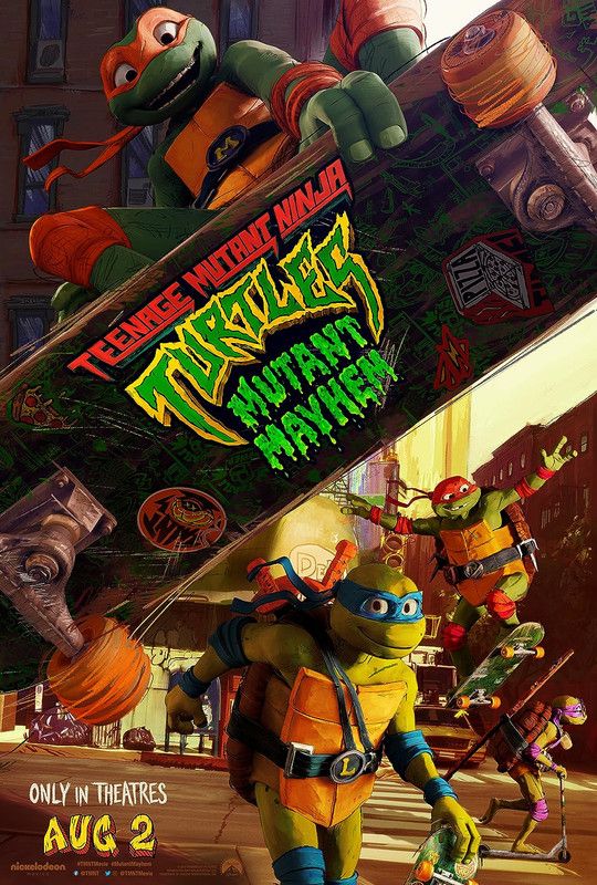 Teenage Mutant Ninja Turtles Mutant Mayhem (2023) Hindi(HQ) Dubbed CAMRip Full Movie 720p 480p