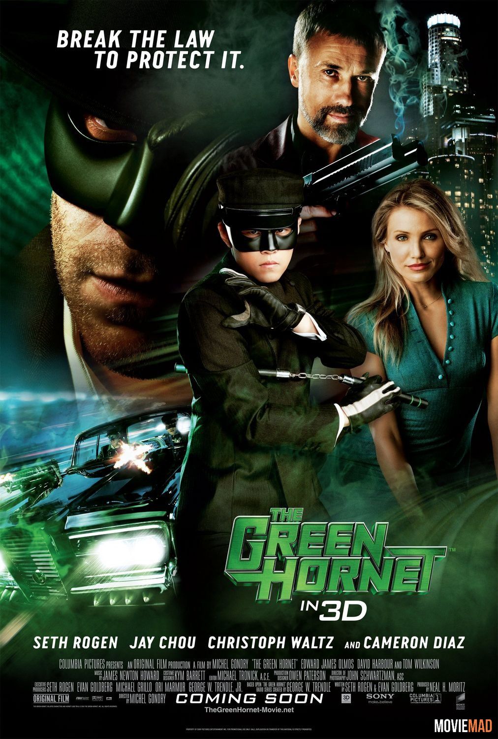 The Green Hornet 2011 Hindi Dubbed BluRay Full Movie 720p 480p