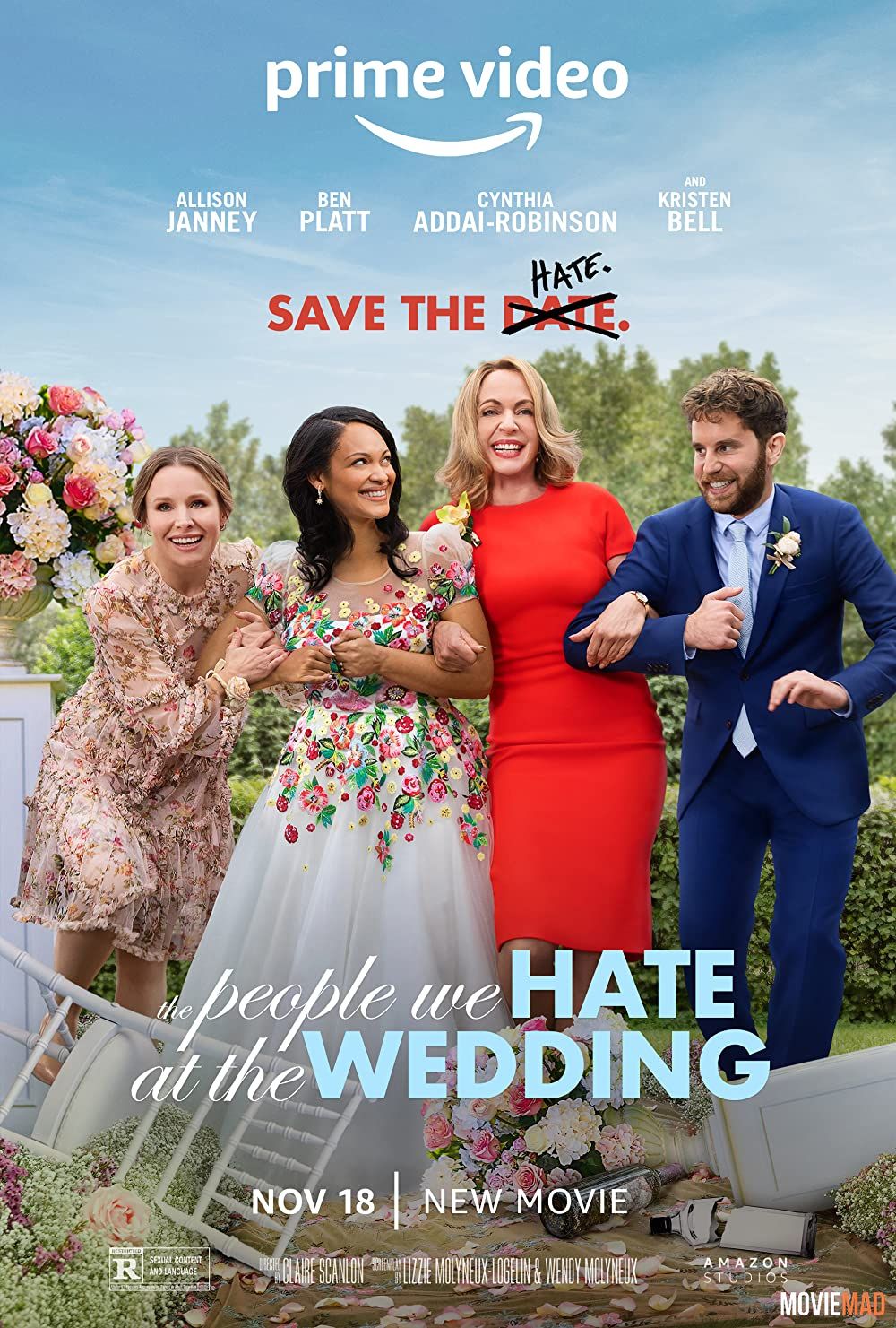 The People We Hate at the Wedding (2022) Hindi Dubbed ORG NF HDRip Full Movie 1080p 720p 480p