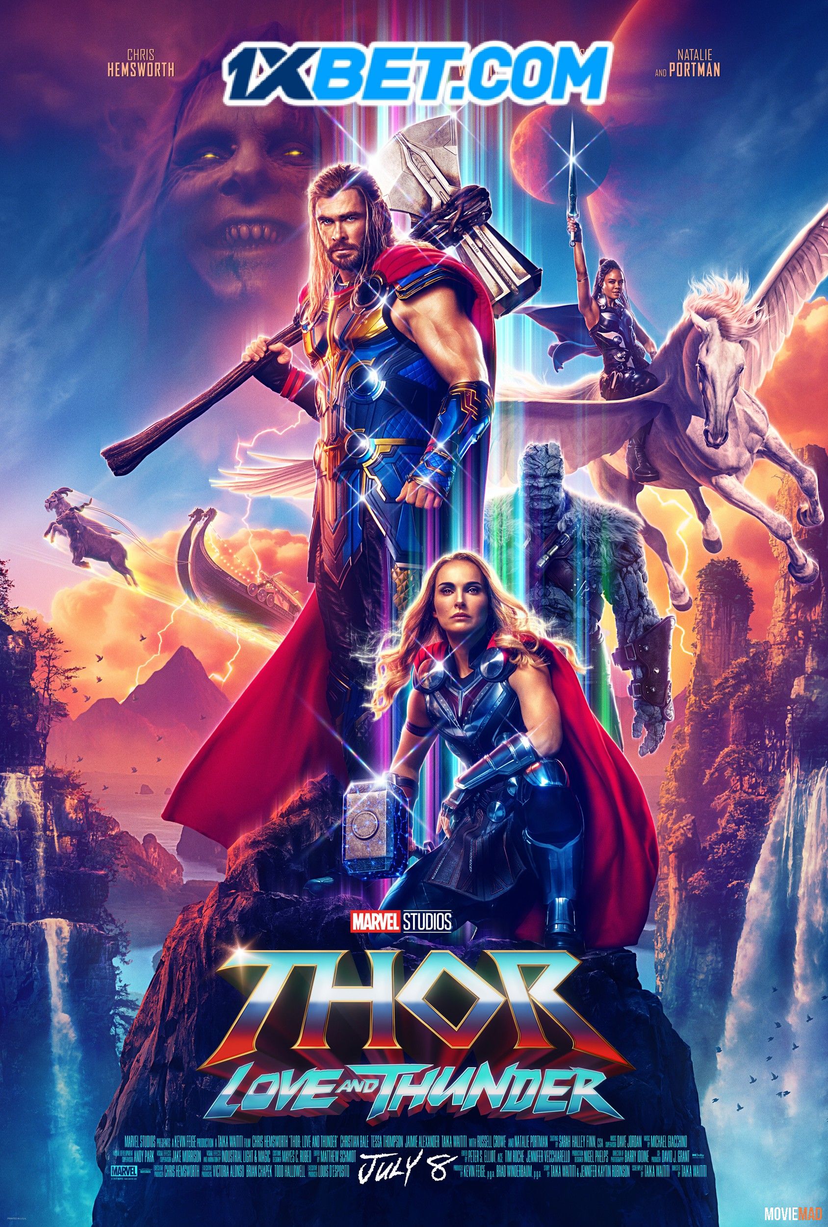 Thor Love and Thunder 2022 Bengali (Voice Over) Dubbed CAMRip Full Movie 720p 480p