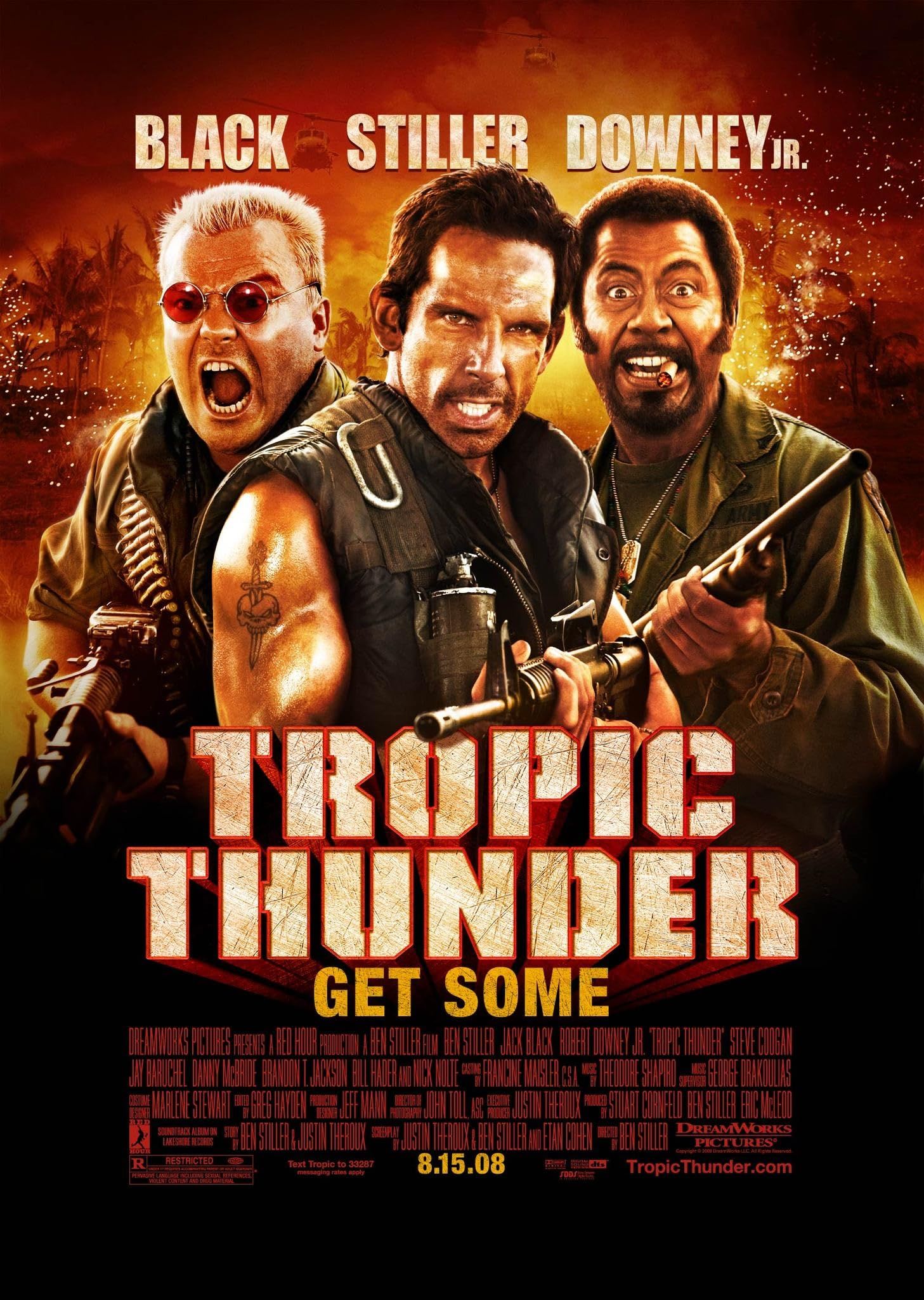 Tropic Thunder (2008) UNRATED Hindi Dubbed ORG Full Movie HDRip