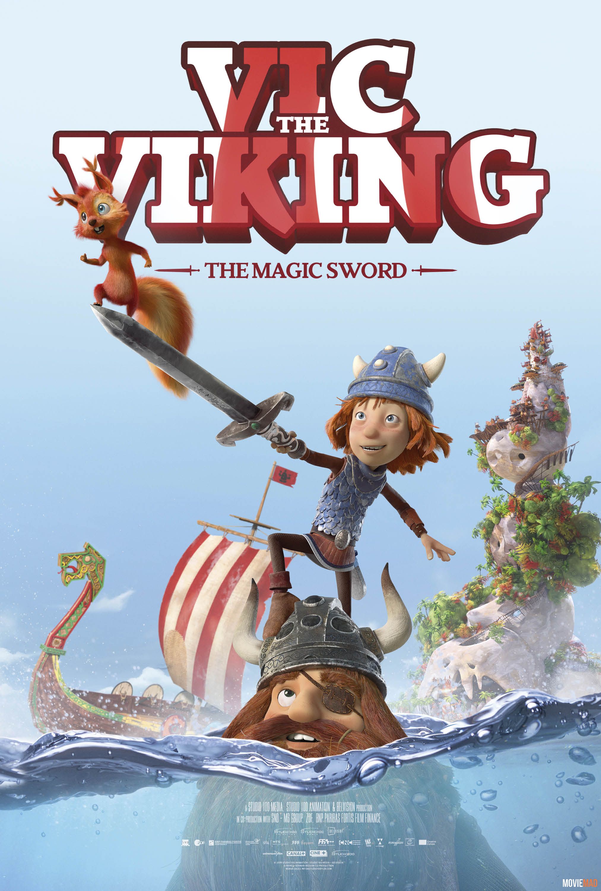 Vic the Viking and the Magic Sword (2019) Hindi Dubbed ORG HDRip Full Movie 1080p 720p 480p