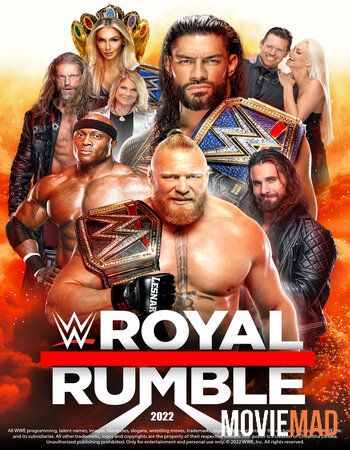 WWE Royal Rumble (2022) PPV English WEBRip Full Show 720p 480p