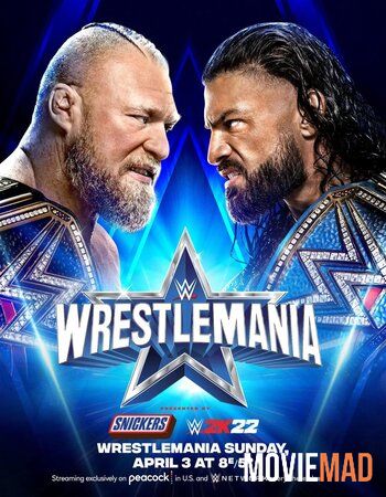 WWE WrestleMania 38 (2022) PPV English HDTV Full Show 720p 480p